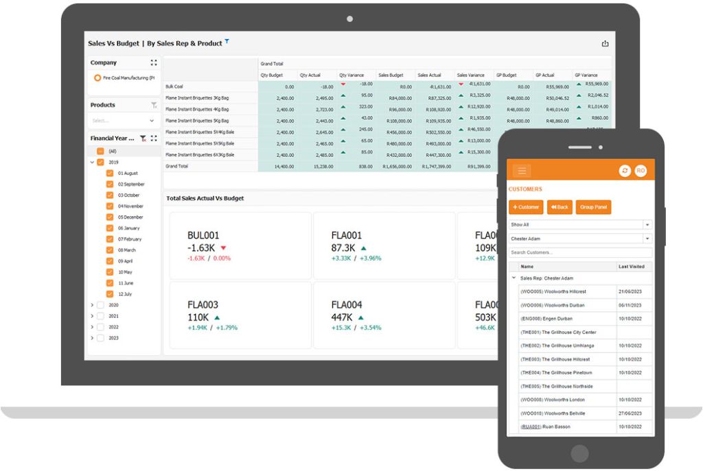 Sales Software Interface Sales – Paradigm Software